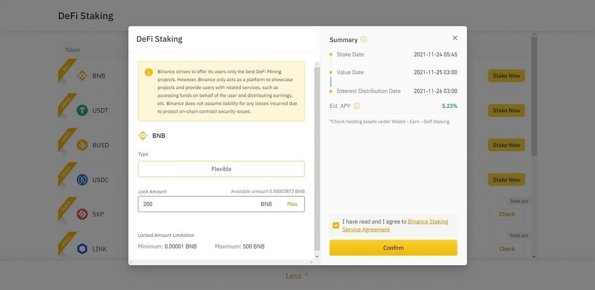Stake on Binance Stake on Binance