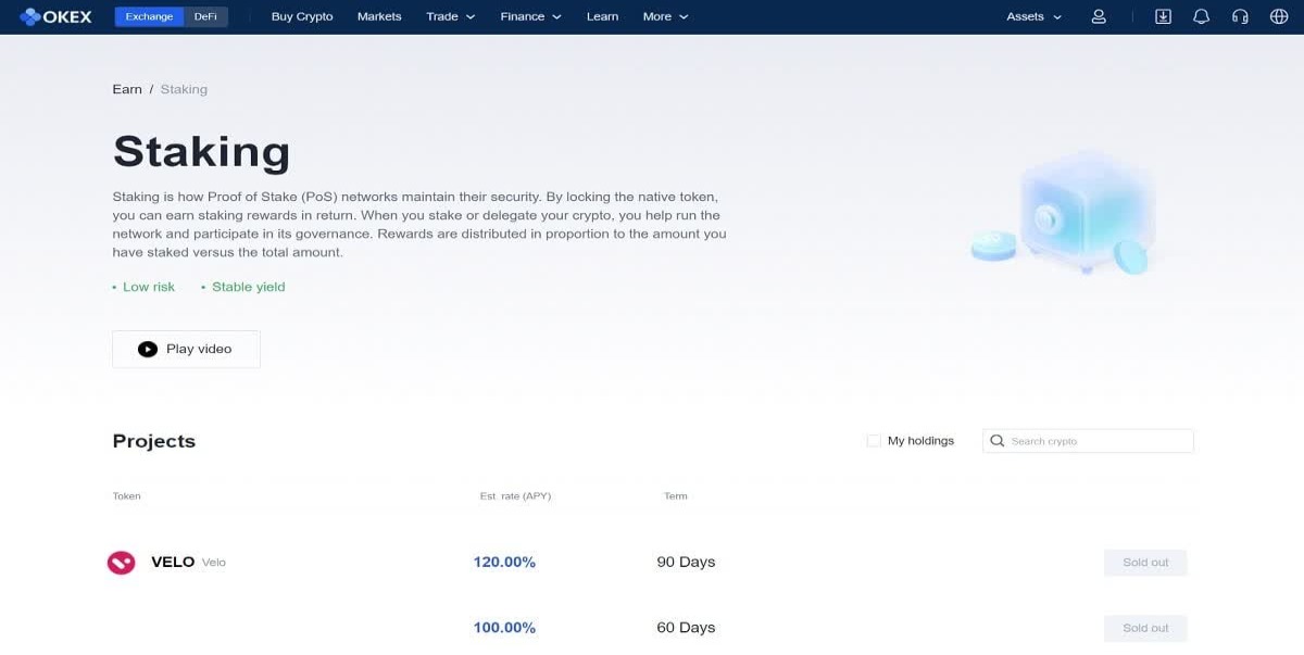 Stake on OKEx Stake on OKEx