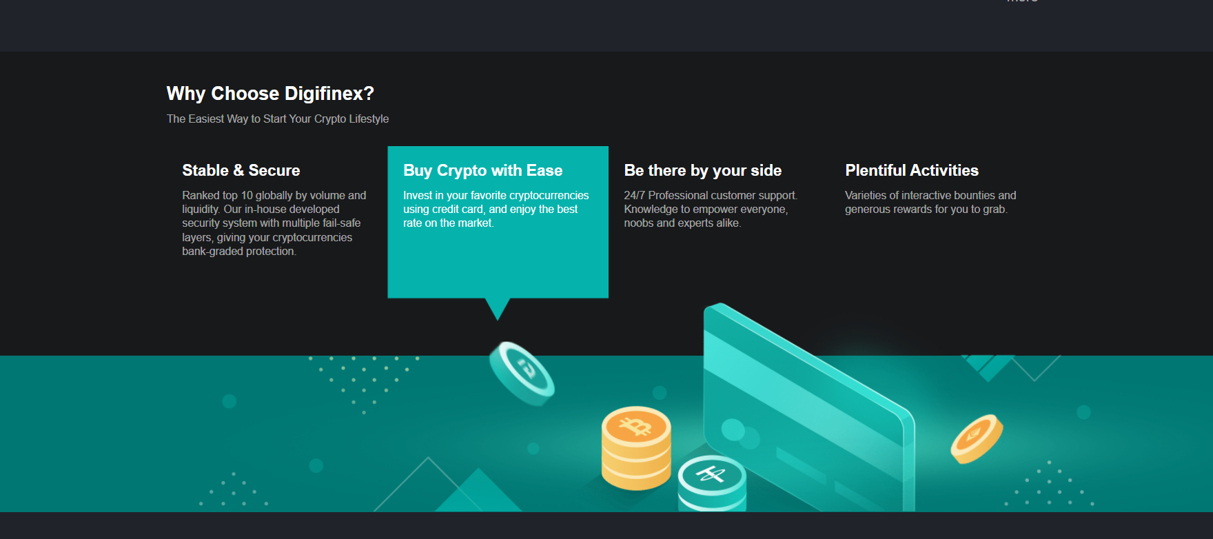 Benefits of DigiFinex Benefits of DigiFinex