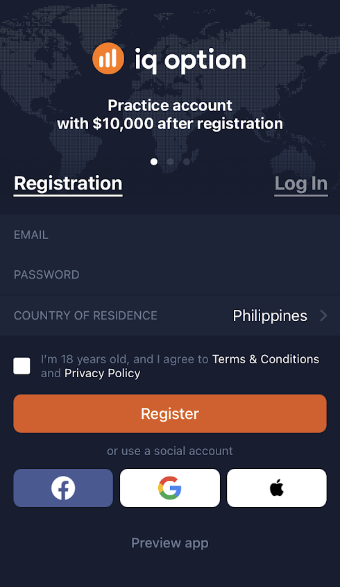 Easy registration Easy registration