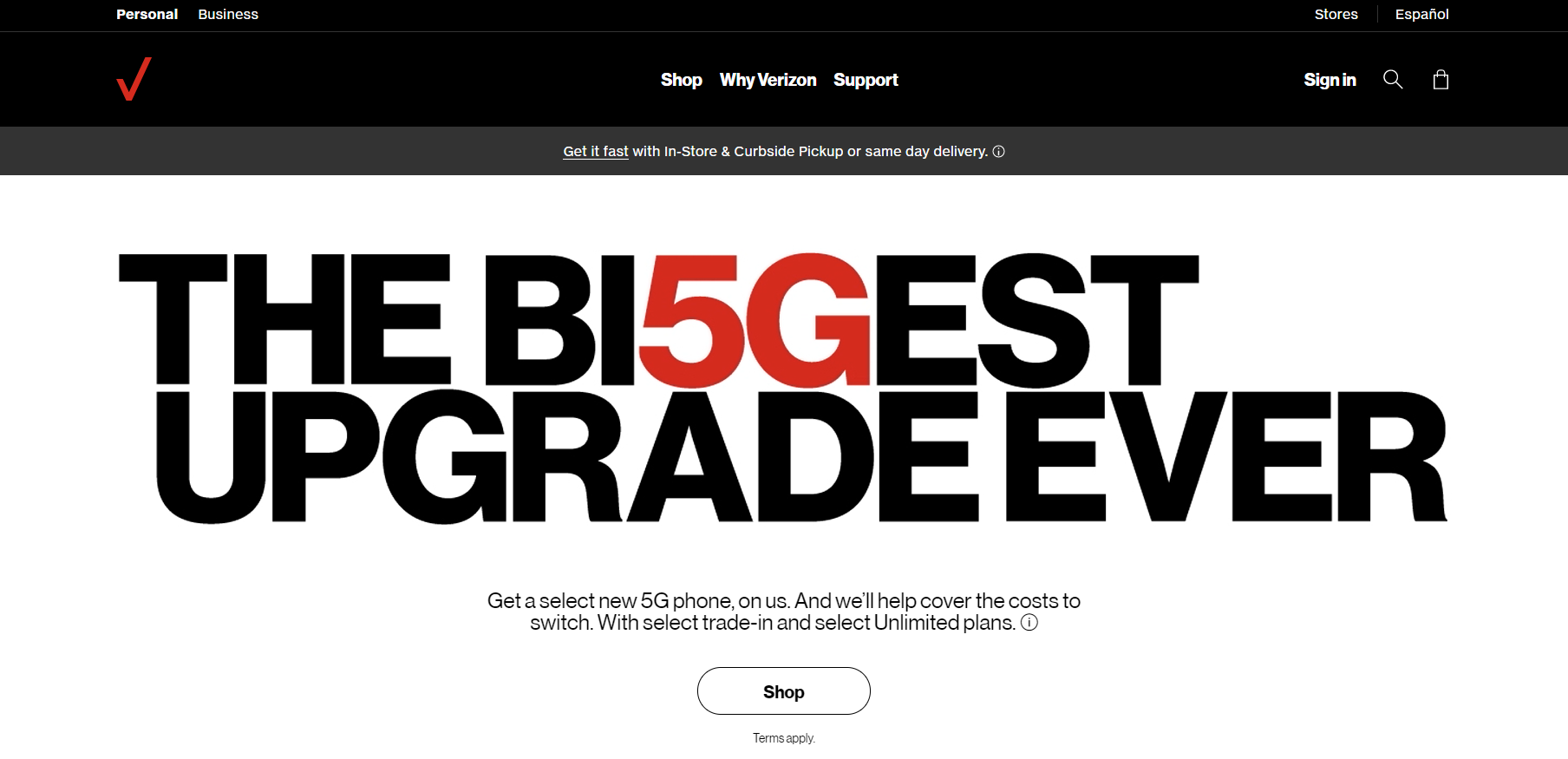In April 2019, Verizon began rolling out its 5G mobile network In April 2019, Verizon began rolling out its 5G mobile network